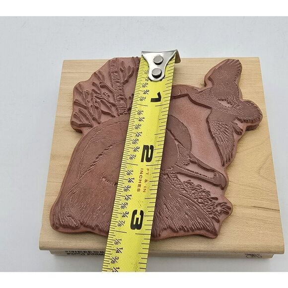 STAMPA ROSA RUBBER STAMP Ducks 300-41 Wood Duck New Michaelsen 1999 - Picture 7 of 11